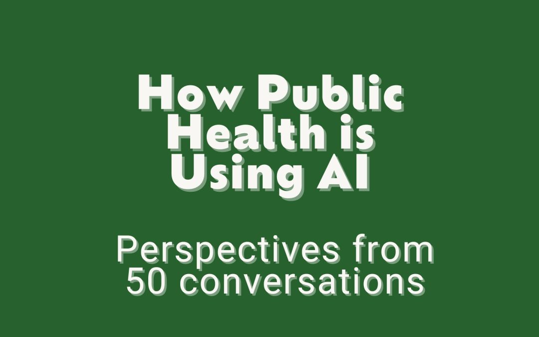 How public health is using AI