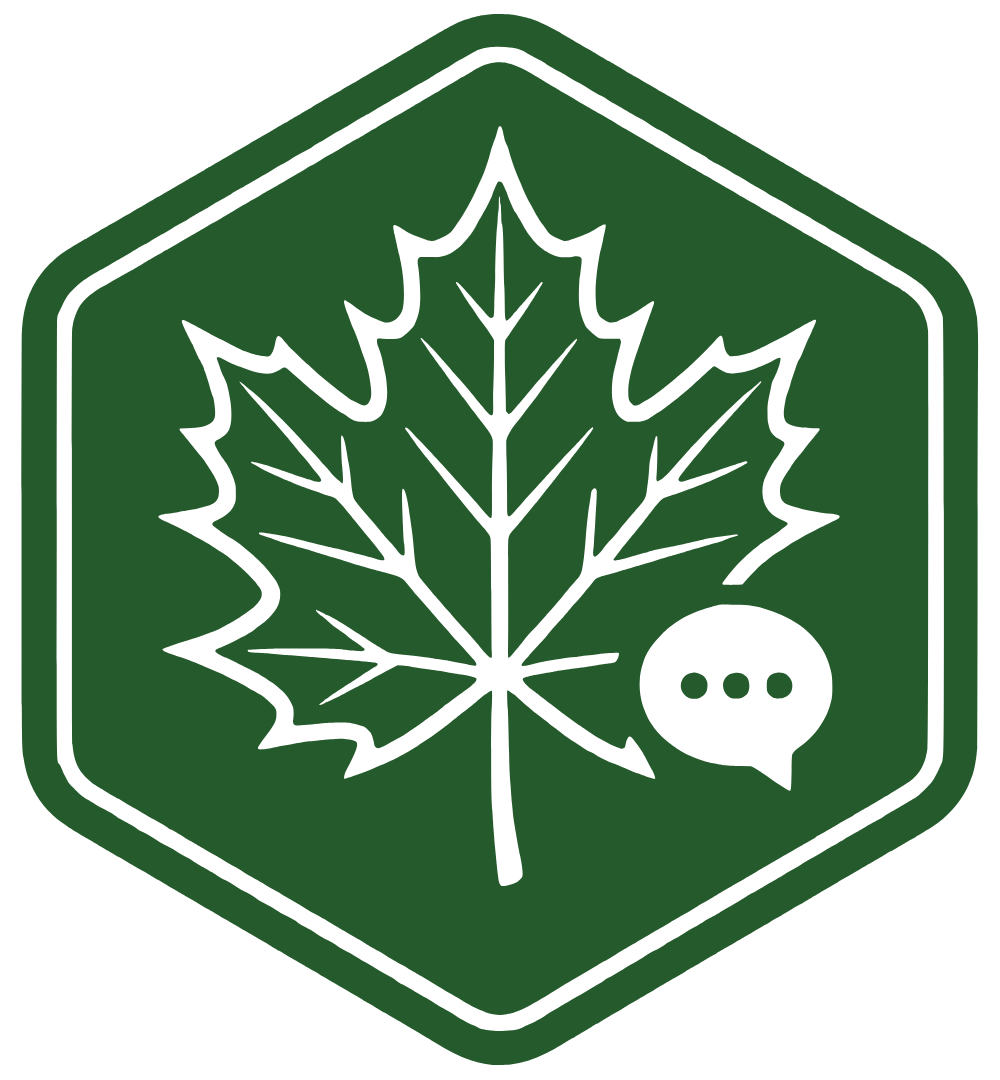 Maple secure AI chat interface icon