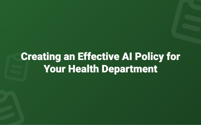 12 Things Your Public Health AI Policy Needs